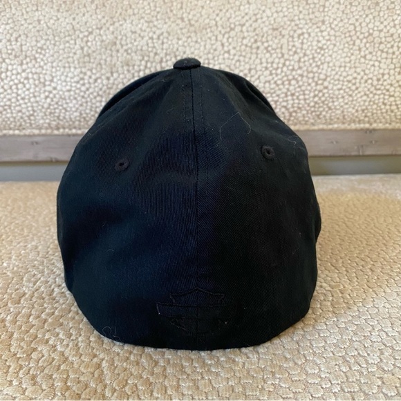 Harley Davidson Men's  Baseball Style Traditional Logo Stretch Cap Hat L/XL - Picture 8 of 14